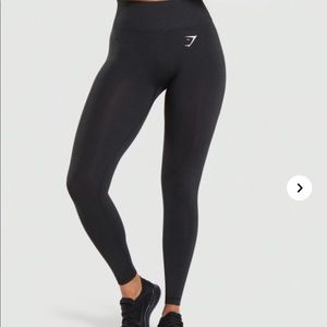 Black seamless Gymshark leggings